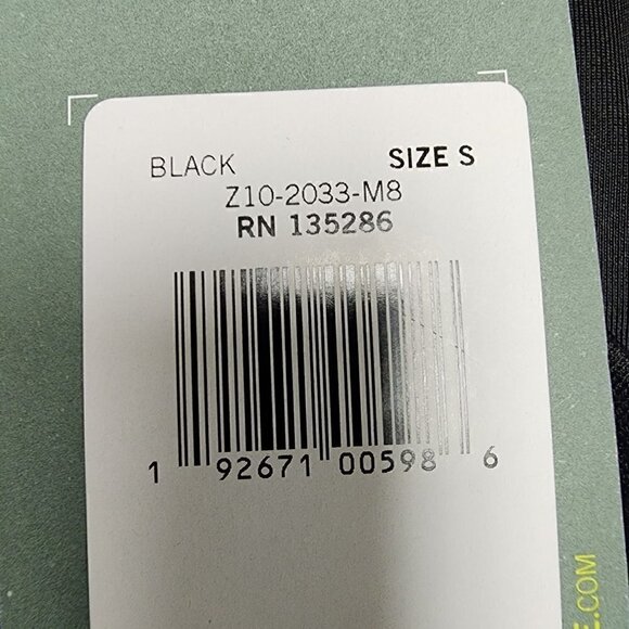 NWT Lysse Side Panel Shiny Lacquer Trim Black Leggings Small - Picture 6 of 8